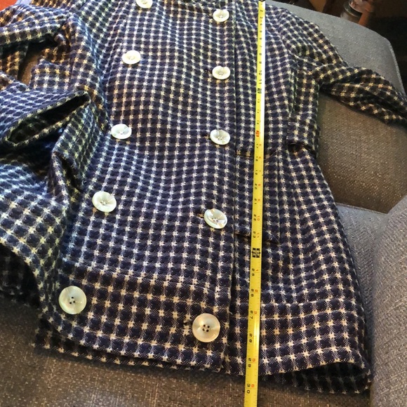 Gorgeous Tracy Reese navy & white coat. Size 8 - Picture 5 of 8